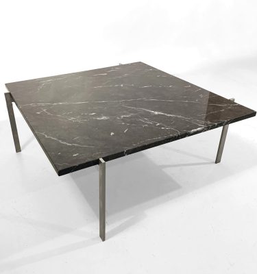 Poul Kjaerholm for Kold Christensen PK61 Coffee Table with new marble top