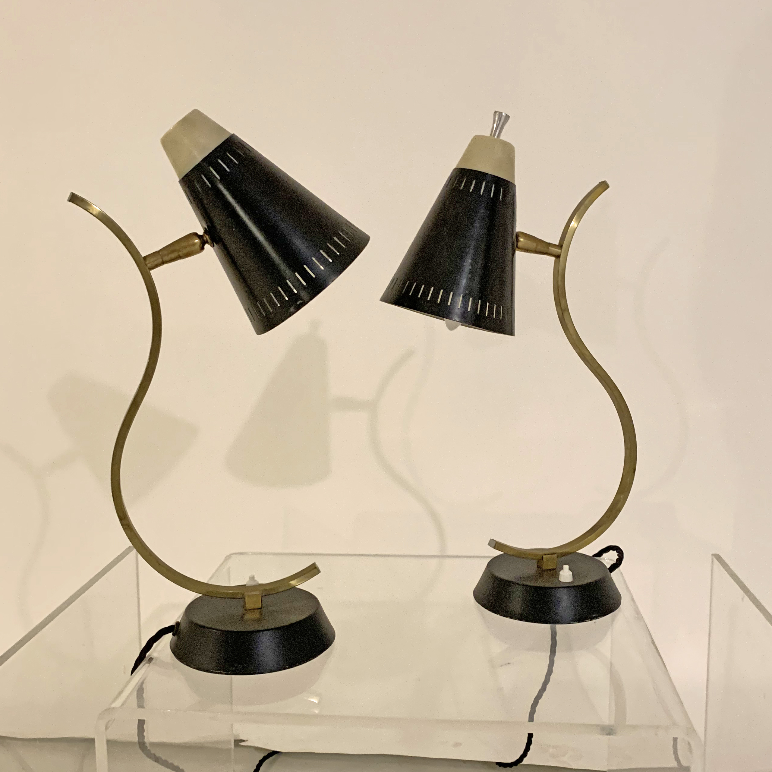 Pair of French Bedside Lamps - Vampt Vintage Design