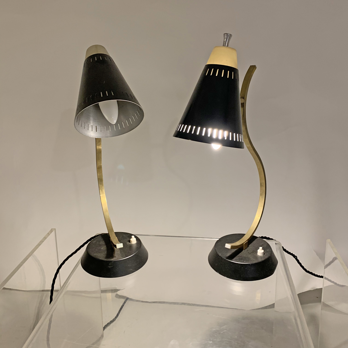 Pair of French Bedside Lamps - Vampt Vintage Design
