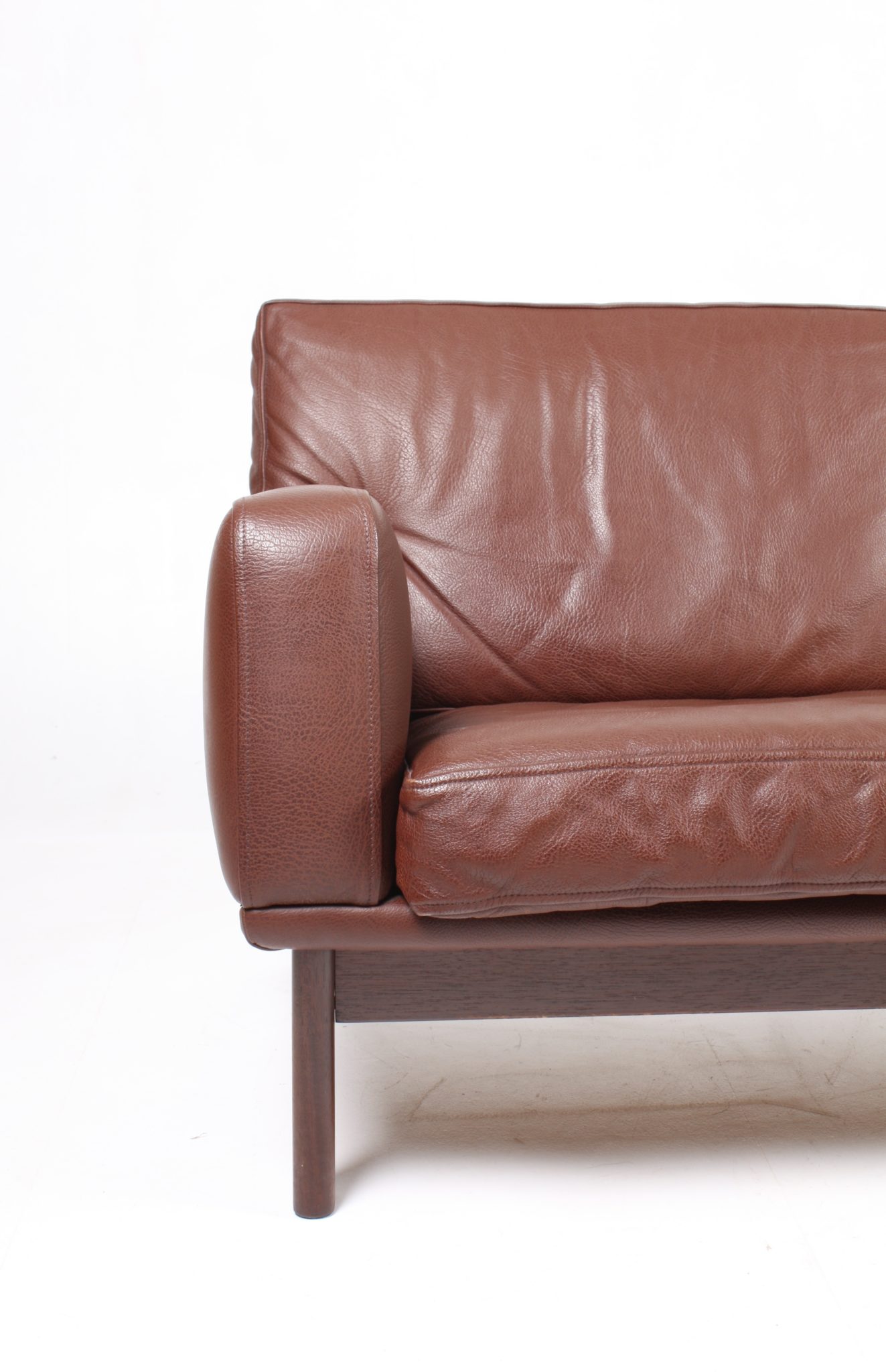 Eran Danish Leather Sofa Vampt Vintage Design