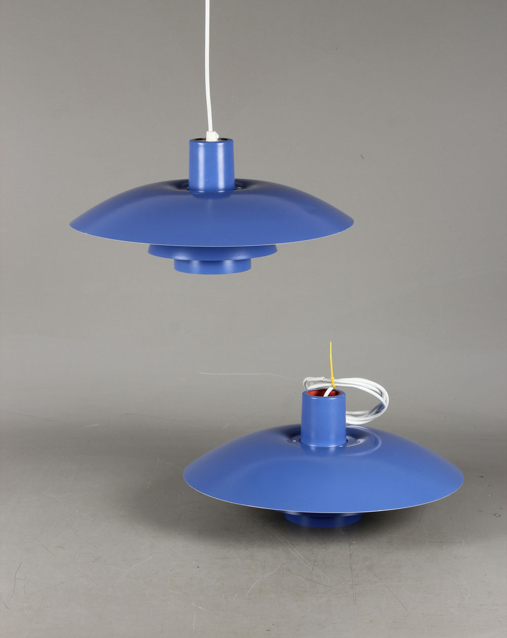 Vintage Ph 43 blue pendant lamp by Poul Henningsen for Louis Poulsen,  Denmark