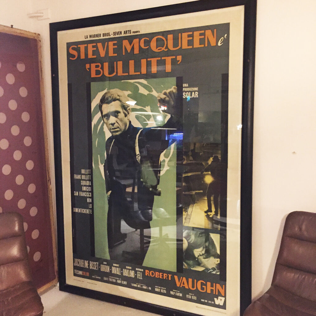 Steve McQueen 'Bullitt' Movie Poster - Vampt Vintage Design