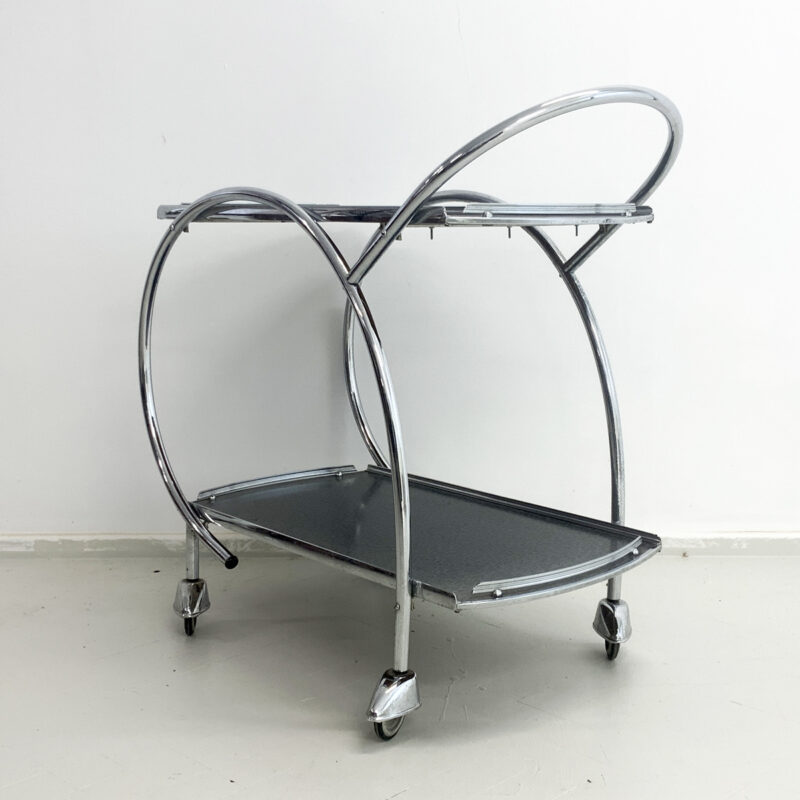 1950's Chrome & Laminex Bar Trolley - Vampt Vintage Design