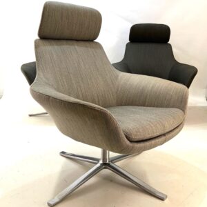 Oscar Chairs by Pearson Lloyd for Walter Knoll - light grey pair available