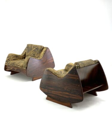 Ameba Lounge Chairs by Jorge Zalszupin. Pair available. Brazil. Eternity Collections