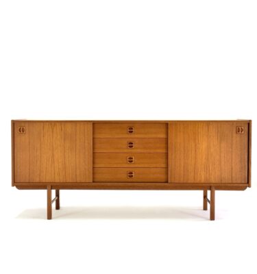 Restored Teak "Korsor" Sideboard by Erik Wortz for Ikea Möbel