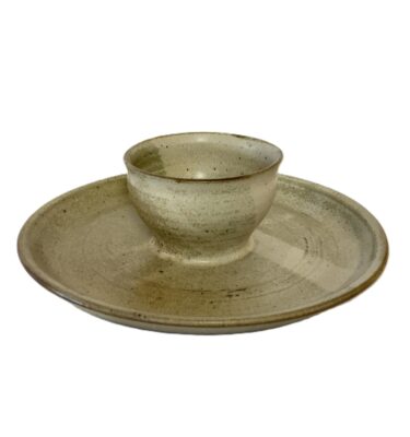 Vintage Pottery Dip and Crackers Platter