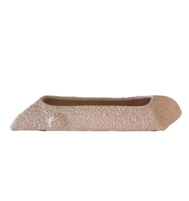 Pates Pottery Pink Log Vase. Australia