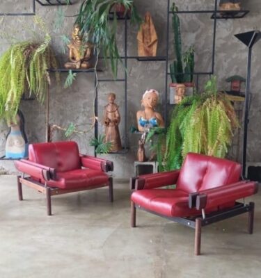 Percival Lafer MP-19 Lounge Chairs. Brazil. Eternity Collections