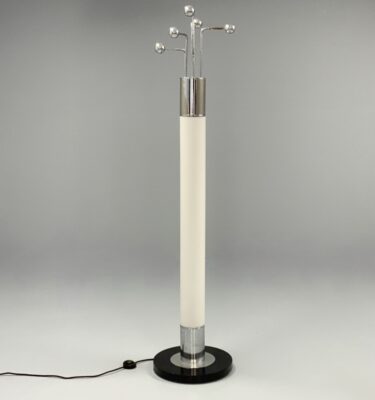 Italian Space Age Coat Stand with Integrated Lamp