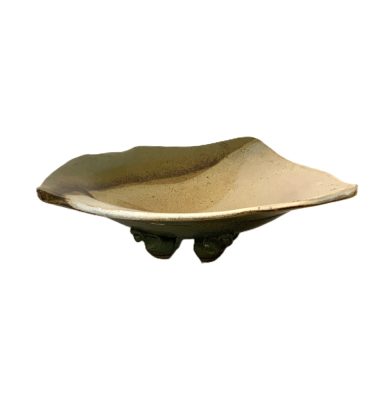 Freeform footed Australian Ceramic Dish by Rick Ball