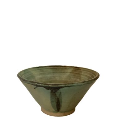 Australian Ceramic Bowl in green tones