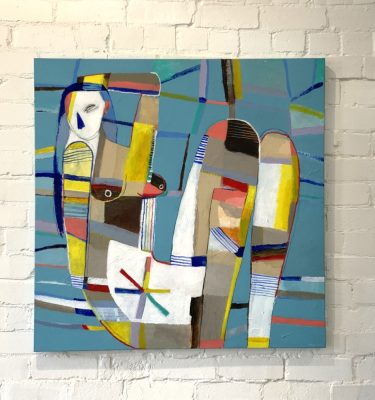 'Summer Peacocking' Original Wall Art by Australian Artist Angie Goto