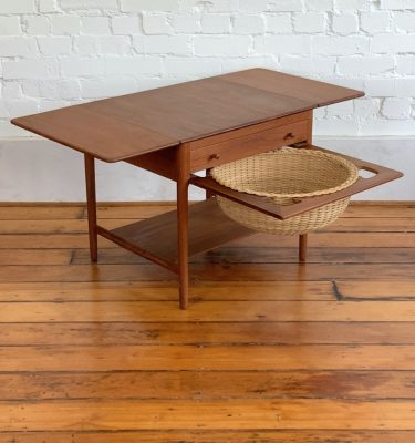 Hans Wegner for Andreas Tuck AT-33 Teak Sewing Table