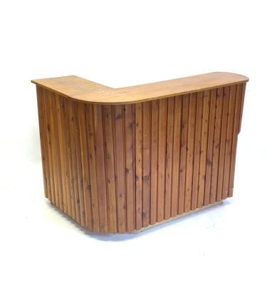 1970s Timber Corner Bar