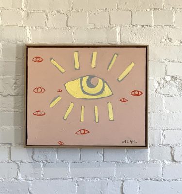 'Golden Perspectives' Original Wall Art by Australian Artist MLAK - Karlee Mackie