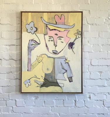 'Six Eye Cat' Original Wall Art by Australian Artist MLAK - Karlee Mackie