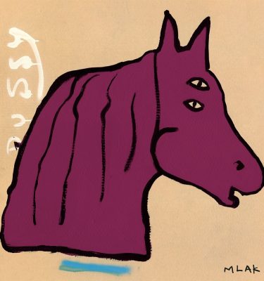 'Pussy Horse' Wall Art Prints by Australian Artist MLAK - Karlee Mackie